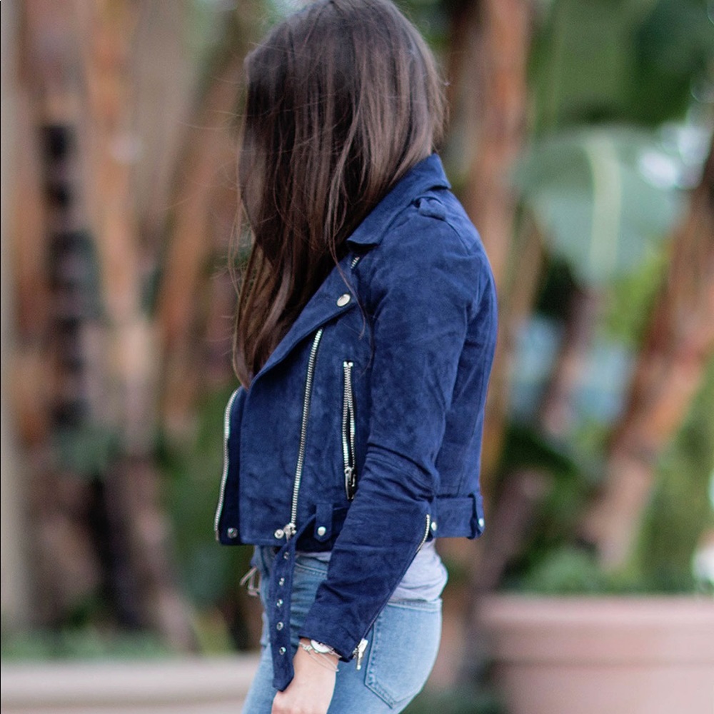 Vigoss Suede Moto Jacket - Picture 4 of 11